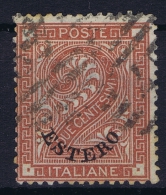 Italy: Levant Estero Sa Nr 2 Used  Signed/ Signé/signiert/ Approvato - Europese En Aziatische Kantoren