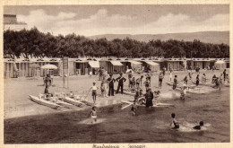 CARTOLINA D'EPOCA   DI MANFREDONIA LA SPIAGGIA COM'ERA ANNI 30/40 - Manfredonia