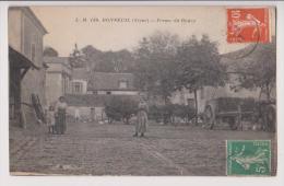 BONNEUIL : FERME DU RANCY - ATTELAGES - CHARRETTES - ECRITE 1917  - 2 SCANS - - Bonneuil Sur Marne