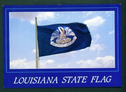 USA  -  Louisiana State Flag  Unused Postcard As Scan - Other & Unclassified