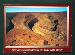 USA  -  Great Goosenecks Of The San Juan  Unused Postcard As Scan - Monument Valley