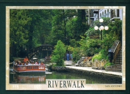 USA  -  San Antonio  Riverwalk  Unused Postcard As Scan - San Antonio