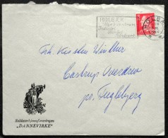 Denmark   1966    Letter HOLBÆK 13-12-1966 Soldiers Home Association DANNEVIRKE  Lot 4430 ) - Covers & Documents