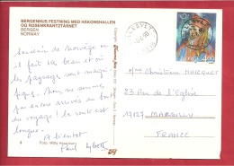 Y&T N°975   HELLESYL   Vers    FRANCE  Le    1990     2 SCANS - Lettres & Documents