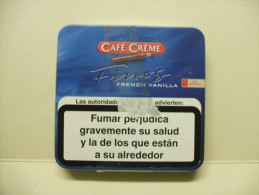 BOITE Métal Vide CAFE CREME FINOS French Vanilla (20 Cigares) - Cigar Cases