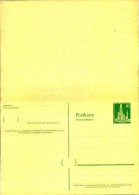 10 Pfg. Bauten II Ungebrauchte Doppelkarte ( P 39) - Sonstige & Ohne Zuordnung