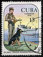 (cl 23 - P30) Cuba Ob N° 2045 (ref. Michel Au Dos)- Garde-frontière Et Chien - - Ongebruikt