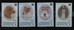 (cl 23 - P32) Dominique ** N° 1632 à 1635 (ref. Michel Au Dos)- Année Lunaire Chinoise Du Chien (I) - Dominica (1978-...)