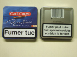 BOITE Métal Vide CAFE CREME PICCOLINI French Vanilla (20 Cigares) - Cigar Cases