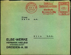 1936: Brief Im Sondertarif Mit Absenderfreistempel Ab DRESDEN - Frankeermachines (EMA)