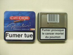 BOITE Métal Vide CAFE CREME PICCOLINI French Vanilla (20 Cigares) - Cigar Cases