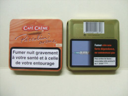 BOITE Métal Vide CAFE CREME PICCOLINI Arôme (20 Cigares) - Cigar Cases