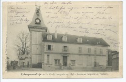 CPA EPINAY SUR ORGE, Petite Animation Devant La Mairie, ANCIENNE PROPRIETE DE VERDIERE, ESSONNE 91 - Epinay-sur-Orge