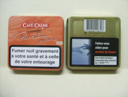 BOITE Métal Vide CAFE CREME PICCOLINI Arôme (20 Cigares) - Cigar Cases