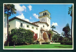 USA  -  Santa Barbara Courthouse   Unused Postcard As Scan - Santa Barbara