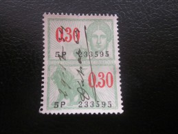 Timbre  Taxe Fiscal Fiscaux Belgique 1935 Label Stickerle-Aufkleber Viñeta Etichetta Colis Postaux Loterie Nation - Stamps