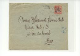 N°41 Sur Env. De Mogador Datée De 1915 Pour Paris - Storia Postale