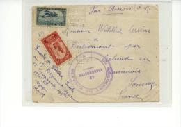 N°Pa2+71 Sur Env. Avec Cachet"1er Régiment De Zouaves Adressée à Acheux En Amiénois (Somme) - Cartas & Documentos