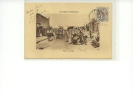 N°20 Sur CP  "Salé-le Souk " Datée Du 11-03-12 (cachet Hopital De Campagne De Fez Au Dos) - Storia Postale