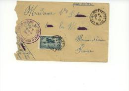 N°pa 3 Sur Lettre Datée Du 9-4-26 Pour Le Maine Et Loire (2e Régiment De Tirailleurs Sénégalais Du Maroc) - Cartas & Documentos