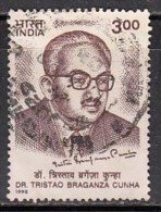 India Used 1998,  Dr. Tristao Braganza Cunha, (sample Image) - Oblitérés