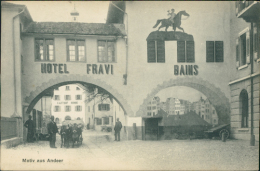 SUISSE ANDEER / Hotel Fravi Bains / - Andeer