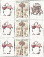 CZ 2014-822 GREATING STAMPS, CZECH REPUBLIK, 3 X 1v + Labels, MNH - Nuevos