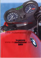 BMW PRODUZIONE - PRODUCTION 1982 Depliant Originale Genuine Motorcycle Factory Brochure Prospekt - Motor Bikes