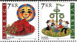 Sweden - 1998 - Europa CEPT - National Festivals And Holidays - Mint Booklet Stamp Set (type A) - Nuevos