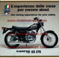 CAGIVA - HD SS 175 1978 Depliant Originale Genuine Motorcycle Factory Brochure Prospekt - Motor Bikes