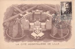 FRANCE  794 FDC Premier Jour Carte Journée Nationale Du Timbre 1948 LILLE ARAGO (CV 30 €) - ....-1949