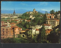 J236 Torino - Vedute Dei Monti Cappuccini E Mole - Chiesa, Eglise, Church - Annullo Esposizione Filatelia - Panoramic Views