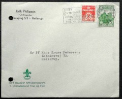 Denmark 1961 Letter   TMS.220 19-1-1961 København OMK.9. Det Danske Spejderkorps  ( Lot 4452 ) - Storia Postale