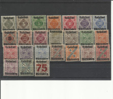 WUTEMBERG   YVERT 90/113   MH  * - Mint