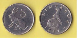 Zimbabwe 5 Cents 1997 - Simbabwe
