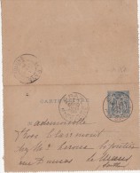 CARTE LETTRE - ENTIER POSTAL  Gray 1898 - Letter Cards