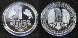 1990 BRD/DDR - Medaille Zur Währungsunion -  PP - Silber 999 - Altri & Non Classificati