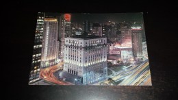 C-17274 CARTOLINA SAO PAULO - VISTA NOTURNA DA CIDADE - PUBBLICITA' FIRESTONE HOTEL S.PAUOLO - São Paulo