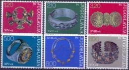 YU 1975-1587-92 MUSEUM EXPONATE, YUGOSLAVIA, 6v, MNH - Unused Stamps