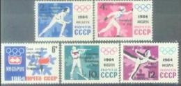 USSR 1964-2866-70A OLYMPIC GAMES INNSBRUCK, U S S R, 1 X 5v, MNH - Winter 1964: Innsbruck