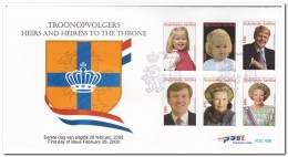 Nederlandse Antillen 2008, FDC 406, Heirs To The Throne Royal House - Antilles