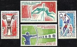 NEW CALEDONIA 11-100 FRANCS SOUTH PACIFIC GAMES SPORT PAPEETE SET OF 4 MLH 1971 SG488-91 READ DESCRIPTION !! - Neufs