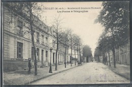 - CPA 49 - Cholet, Boulevard Gustave Richard - Les Postes Et Télégraphes - Cholet