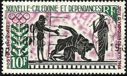 NEW CALEDONIA 10 FRANCS TOKYO OLYMPIC GAMES SPORT SET OF 1 USED 1964 SG393 READ DESCRIPTION !! - Gebraucht