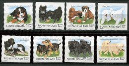 (cl 23 - P37) Finlande ** - N° 1403 à 1410 -(ref. Michel Au Dos) Chiens - - Unused Stamps