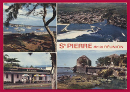 SAINT-PIERRE DE LA REUNION. Multivues. (C.P.M. - Grand Format. - Voir Description.) - Saint Pierre