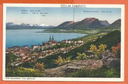 SANG107, Neuchâtel, Montagne De Boudry, Creux Du Van, Dents Du Midi, Villa Des Coquelets, Circulée 1925 - Boudry