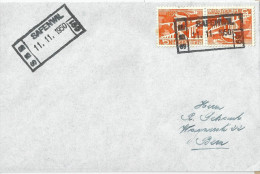 Brief  Safenwil - Bern  (Bahnstempel SBB)          1950 - Spoorwegen