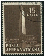 Pays : 495 (Vatican (Cité Du))  Yvert Et Tellier N° : Aé   37 (o) - Poste Aérienne