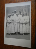 GROUPE DE COMMUNIANTES ANNEES 20-30 - CARTE SOUVENIR - CARTE PHOTO VIERGE - Communion